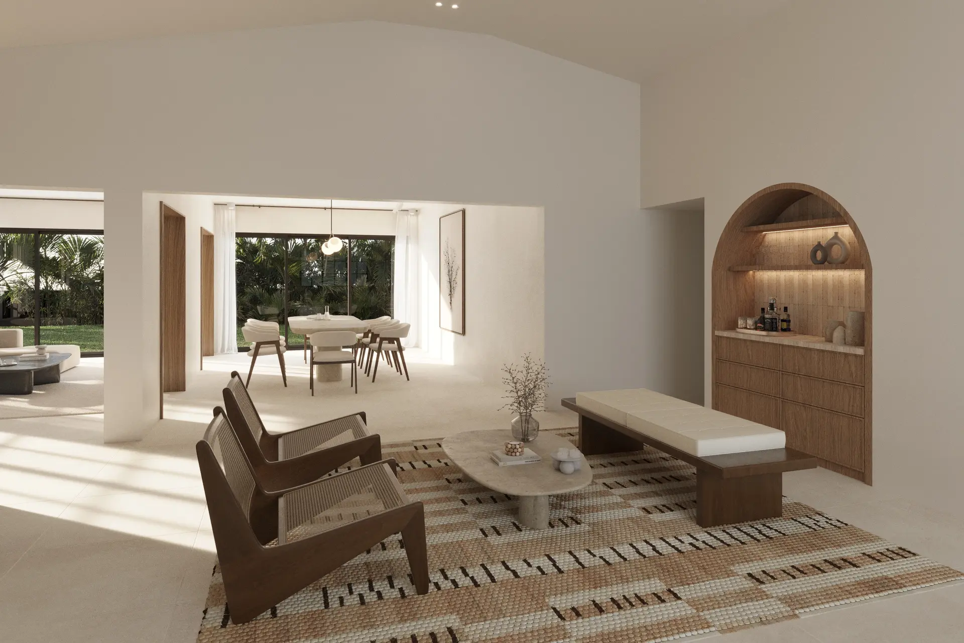 935 South Shore Drive sitting room