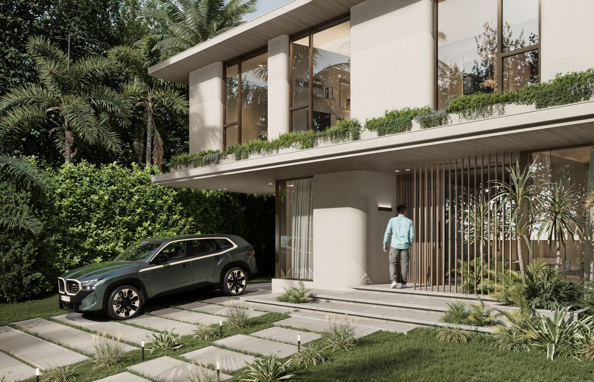 845 Fairway rear facade and pool